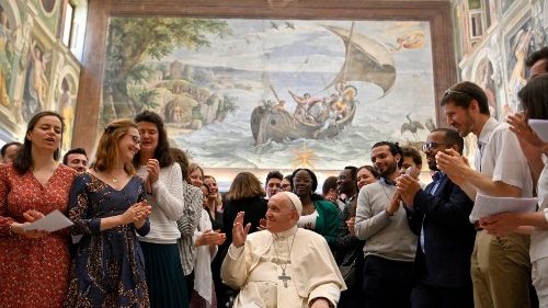 Le Pape au Chemin Neuf: la politique est l’art de la rencontre fraternelle