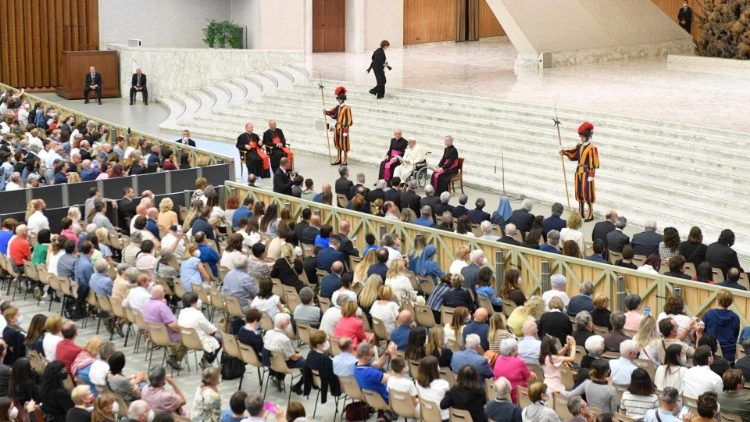Аудиенция в Зале Павла VI (Ватикан, 21 мая 2022 г.)