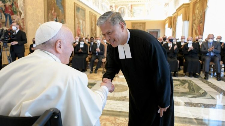 El Papa y el nuevo Superior General de La Salle
