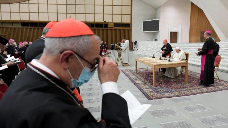 La oración que introdujo el encuentro del Papa Francisco con los obispos de la CEI con motivo de la Asamblea general