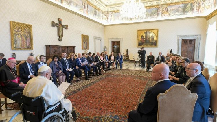 Папа Франциск на встрече с делегацией B’nai B’rith International (30 мая 2022 г.)