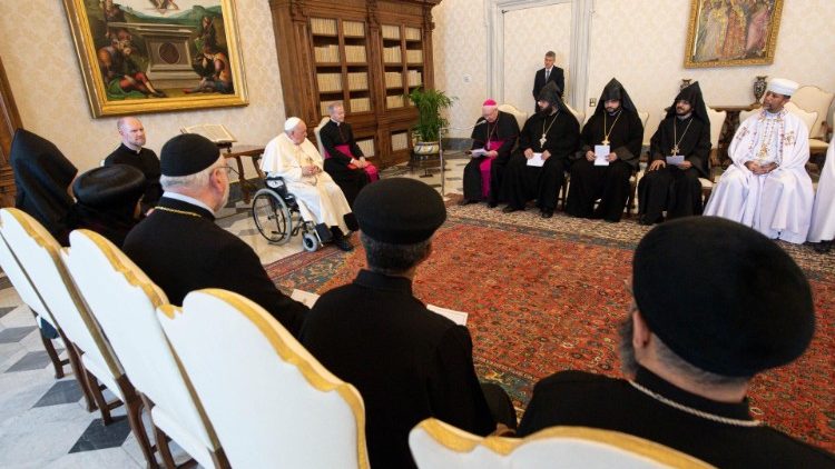 Popiežiaus audiencija Rytų Ortodoksų Bažnyčių kunigams ir vienuoliams