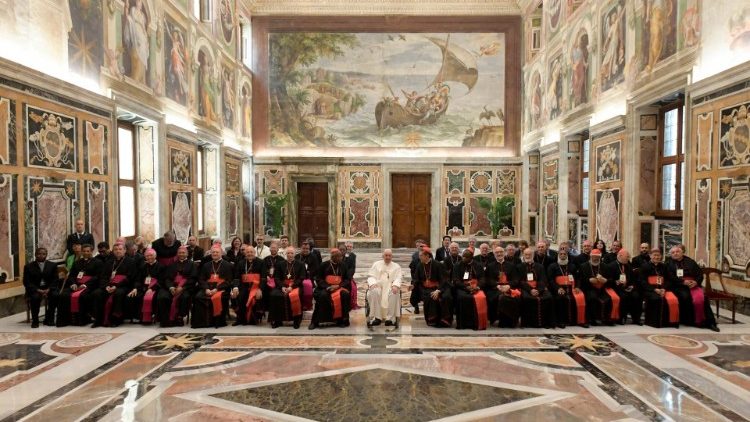 A Vallásközi párbeszéd dikasztériuma plenáris ülésének tagjai a pápánál