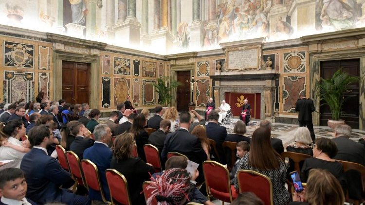 Popiežiaus audiencija Europos katalikų šeimų asociacijų federacijai