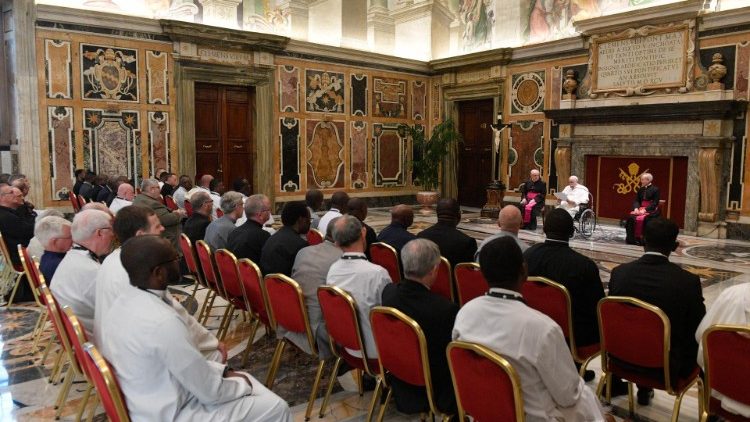 Popiežiaus audiencija Afrikos misionieriams