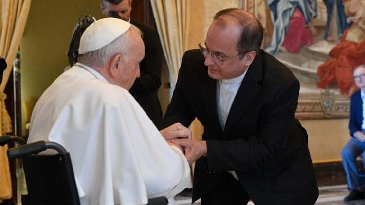 Em 18 de junho de 2022, Papa encontrou participantes do Capítulo Geral da Sociedade de São Paulo