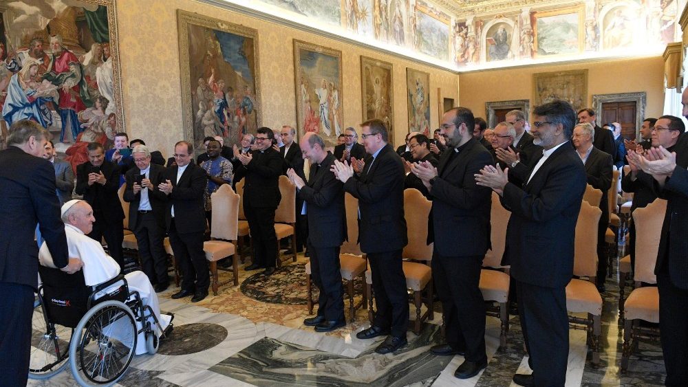Spoločnosť sv. Pavla (paulíni) na audiencii u Svätého Otca (18. júna 2022)