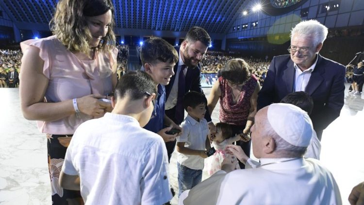Întâlnirea papei Francisc cu familiile, miercuri, 22 iunie 2022