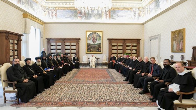 البابا يستقبل أعضاء اللجنة الدولية المختلطة للحوار اللاهوتي بين الكنيسة الكاثوليكية والكنائس الأرثوذكسية الشرقية