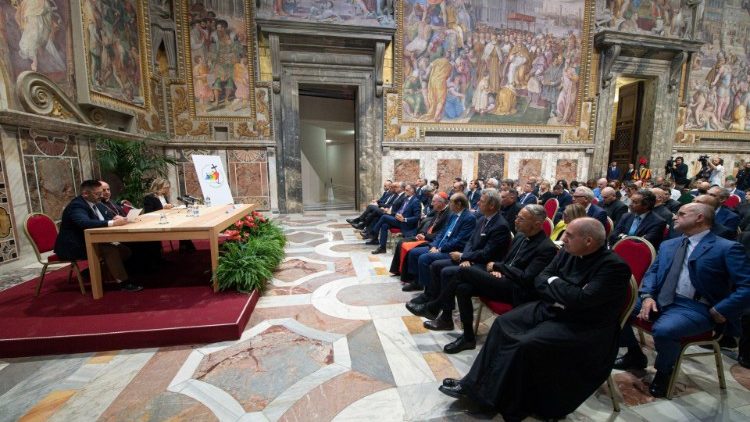 Презентация логотипа Юбилейного 2025 года (Ватикан, 28 июня 2022 г.)