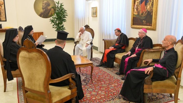 Popiežiaus audiencija Konstantinopolio patriarchato delegacijai