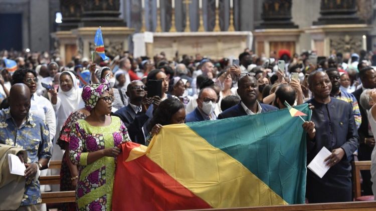 Литургия с конгоанската общност в Рим