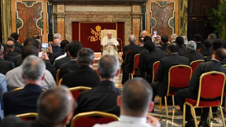 Popiežiaus audiencija trijų vienuolijų atstovams