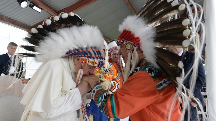 2022.07.25 Viaggio Apostolico in Canada - Incontro con le Popolazioni Indigene