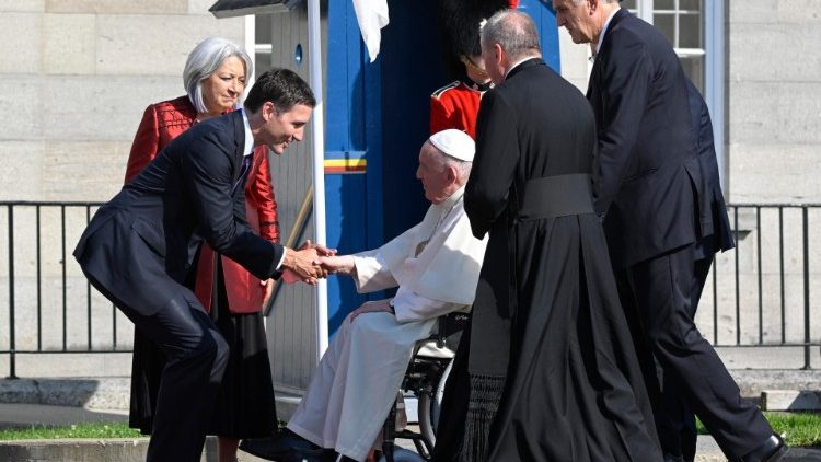 Pope  Francis in Quebec