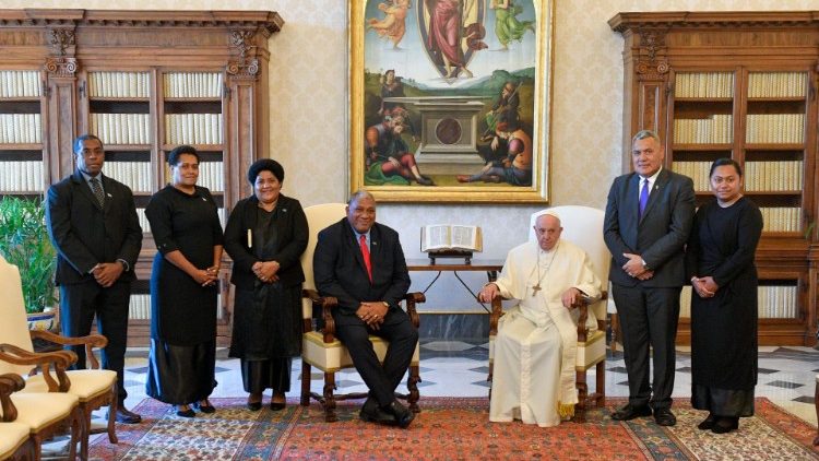 Prezydent Fidżi u Papieża 