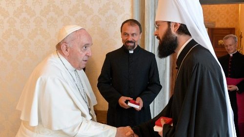 Papst trifft neuen Außenbeauftragten des Moskauer Patriarchats