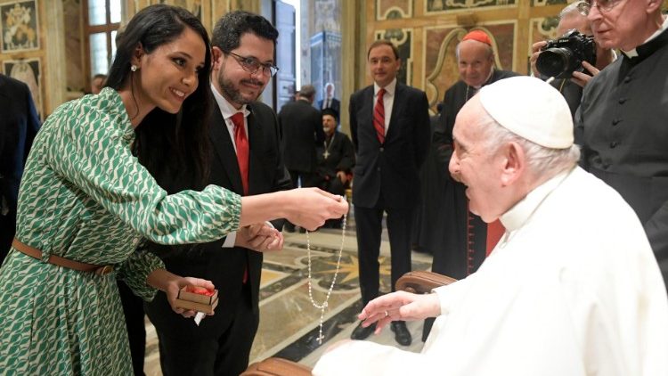 Papa sa sudionicima susreta Međunarodne mreže katoličkih zakonodavaca 