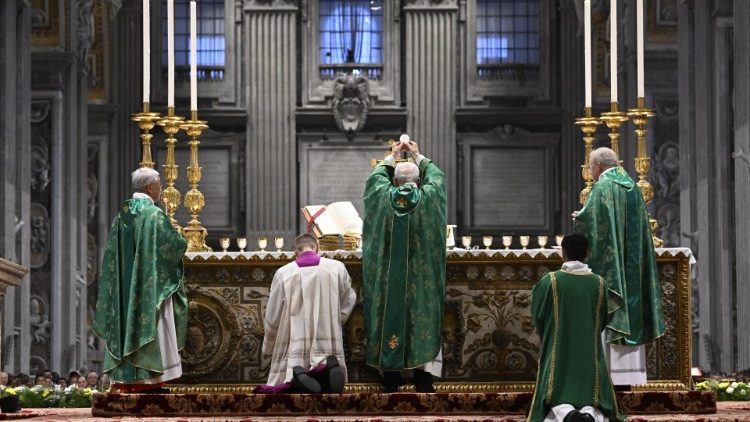 Месса Папы с кардиналами, 30 августа 2022 г.