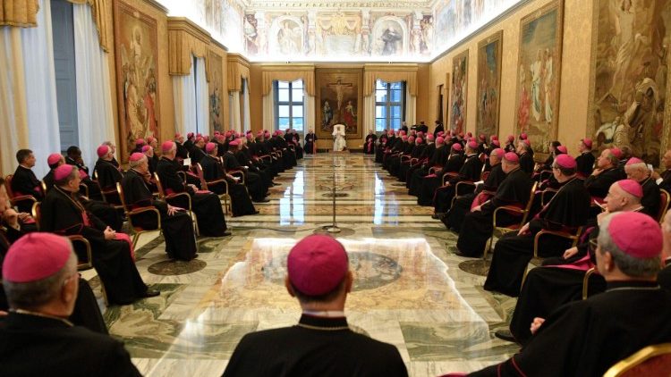Nearly 100 papal representatives met with the Pope on Thursday