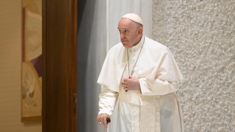 El Papa Francisco en el Aula Pablo VI