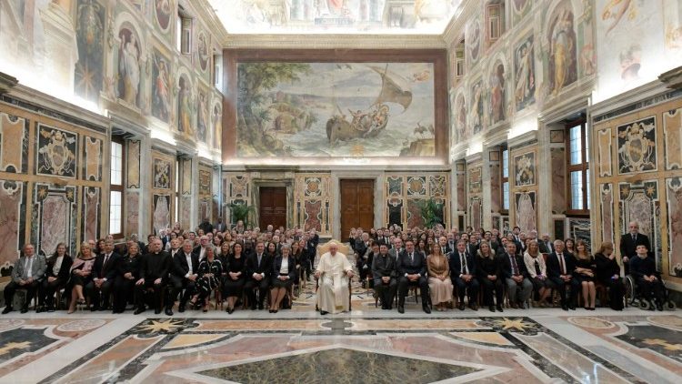 Audiencia del Papa a los miembros de la Fraternidad de Agrupaciones Santo Tomás de Aquino