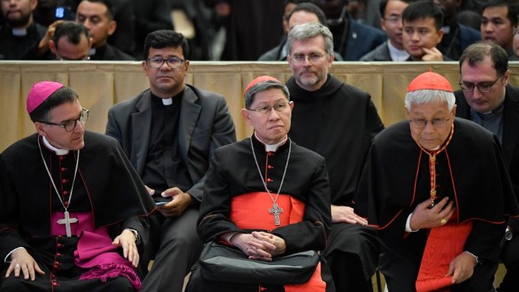 Mkutano wa Papa na waseminari na Mapadre wanaosoma Roma