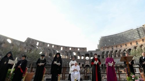 Le religioni unite a Roma con il Papa per la pace: “La terra sia liberata dalla violenza”