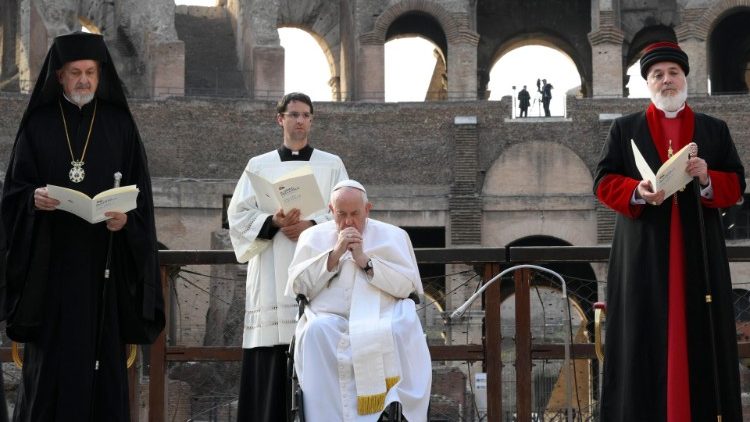 Påven deltar i fredbönen organiserad av kommuniteten Sant'Egidio