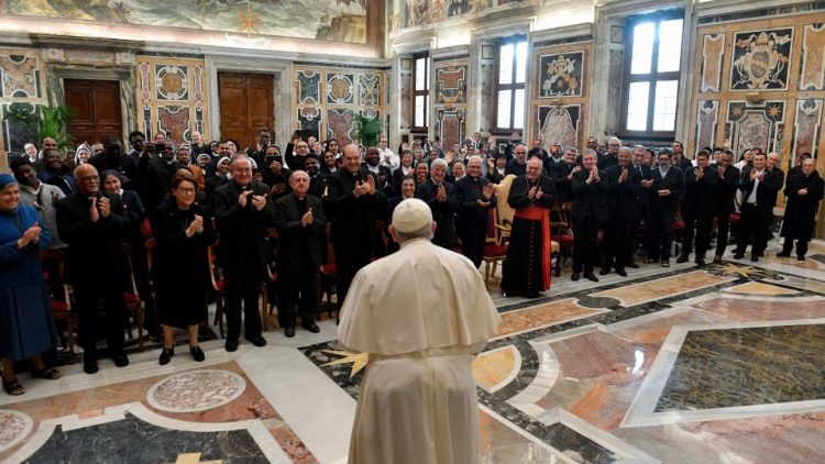 Popiežiaus audiencija „Claretianum“ akademinei bendruomenei
