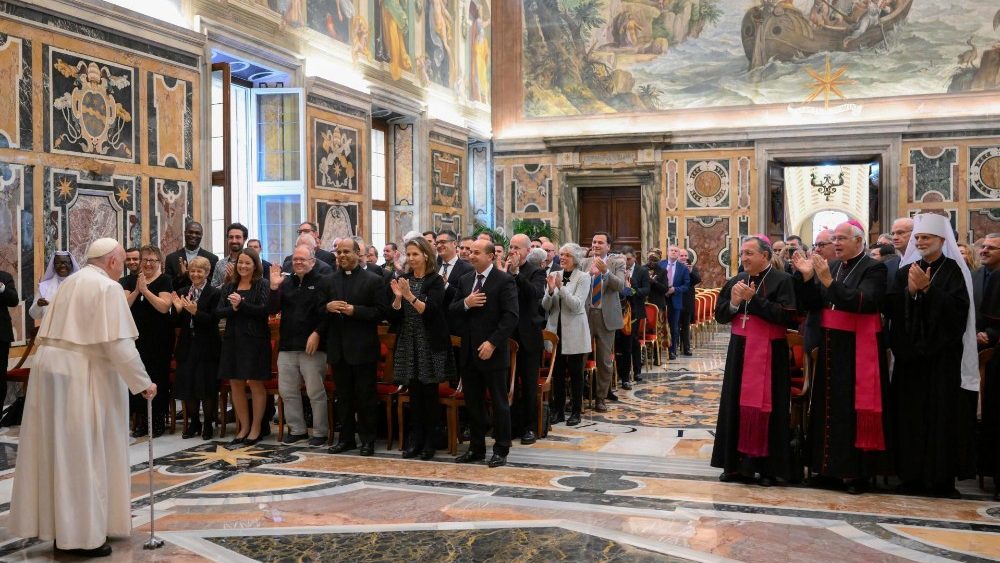Audiencia zamestnancov a členov Dikastéria pre komunikáciu (12. nov. 2022)
