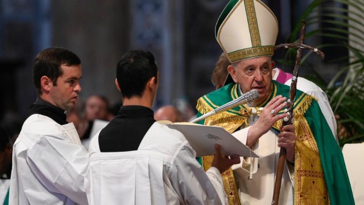 Папа Франциск на Святой Мессе VI Всемирного дня бедных (Ватикан, 13 ноября 2022 г.)