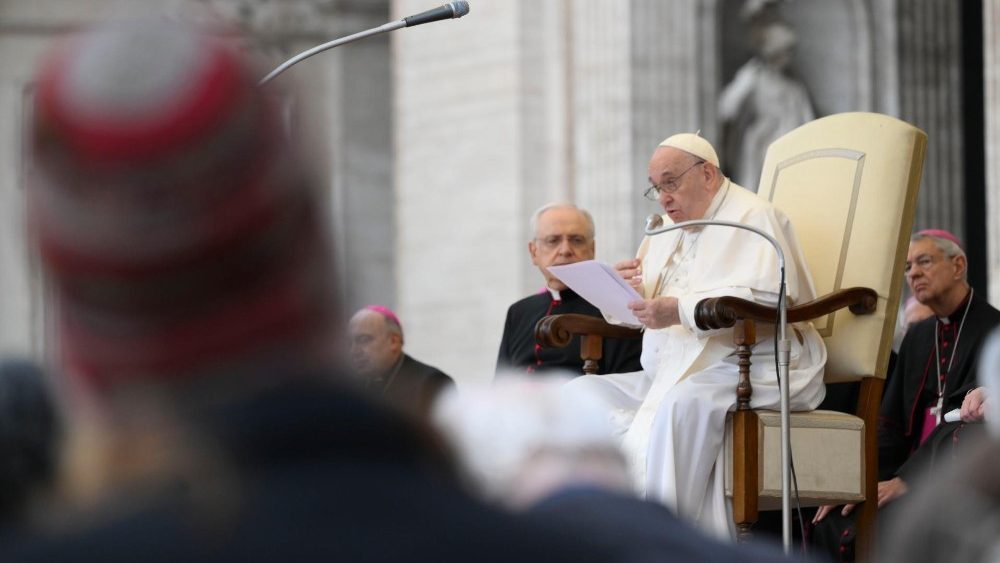 Papa Francisc la audiența generală de miercuri, 16 noiembrie 2022 (Vatican Media)