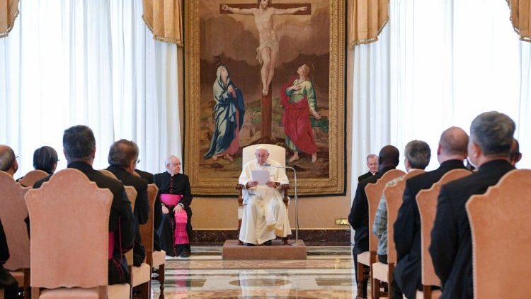 Папа Франциск на встрече с членами Международной богословской комиссии (Ватикан, 24 ноября 202 г.)