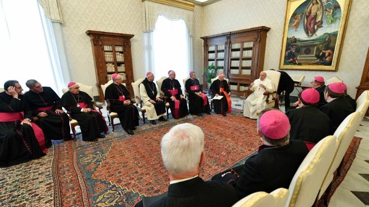 Biskupi z Belgii na spotkaniu z Papieżem