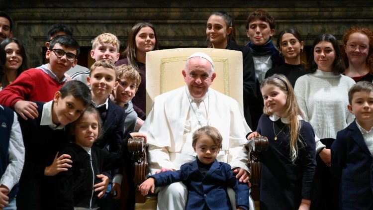 Il Papa con i membri del Forum delle Associazioni Familiari