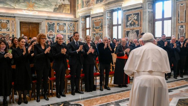 Popiežiaus audiencija 2022 m. Kalėdų koncerto atlikėjams