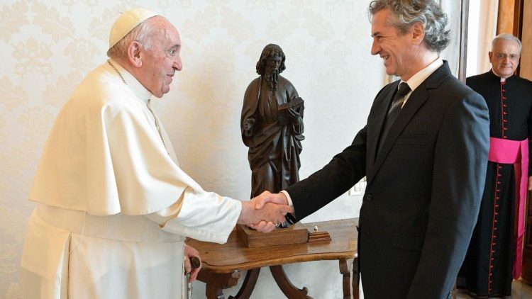 Audiencia del Papa con el Primer Ministro esloveno Golob