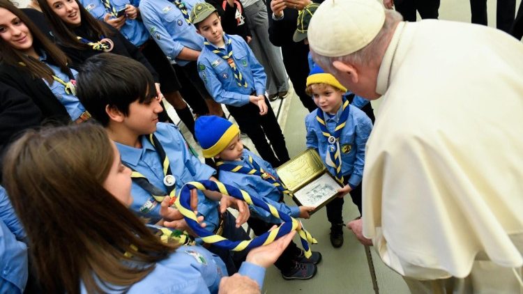 El Papa y los Scouts