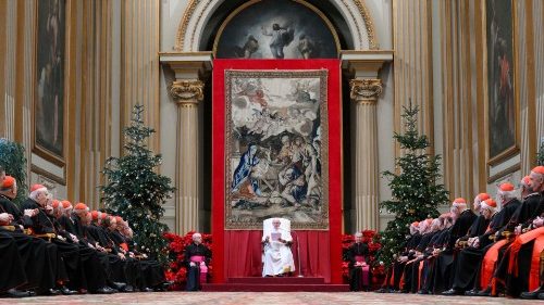 Papst wünscht Kurienspitzen zu Weihnachten Umkehr und Frieden