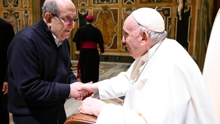 Le Pape François et Ernesto Olivero