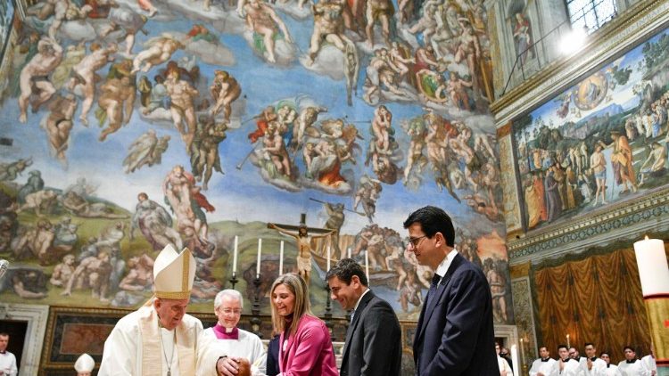 Una immagine della celebrazione
