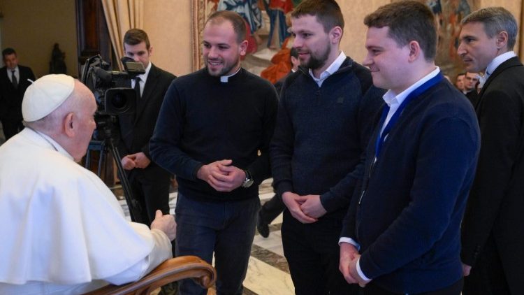 Popiežiaus audiencija liturgijos kursų dalyviams