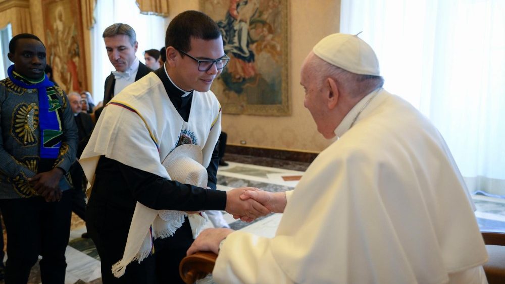 Audincia com a comunidade do Pontifcio Colgio Urbano "de Propaganda Fide"