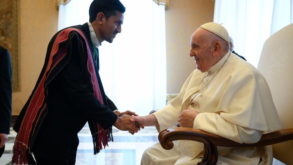 Audincia com a comunidade do Pontifcio Colgio Urbano "de Propaganda Fide"