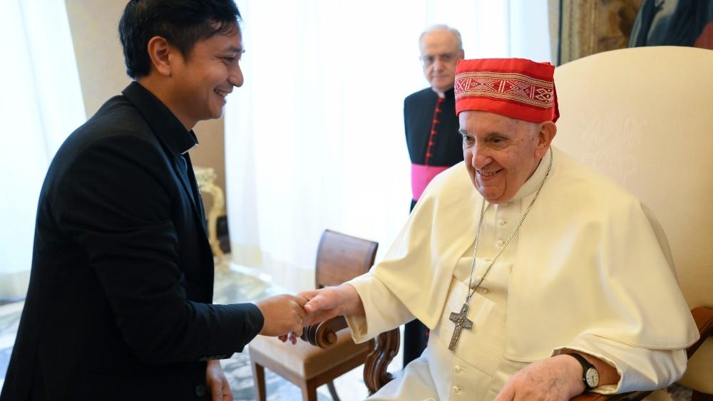 Audincia com a comunidade do Pontifcio Colgio Urbano "de Propaganda Fide"