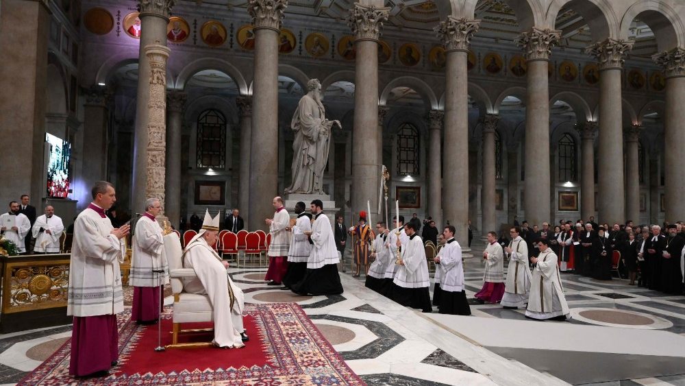 Papst Franziskus an diesem Mittwoch