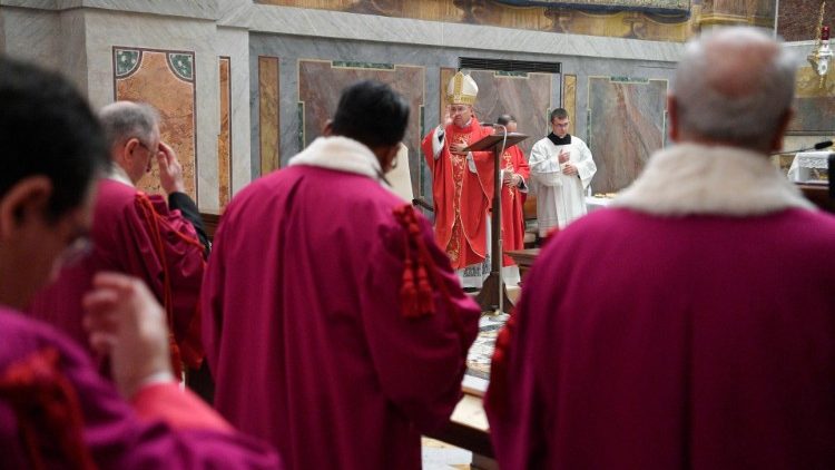 Larcivescovo Edgar Pe?a Parra presiede la Messa per la Rota Romana