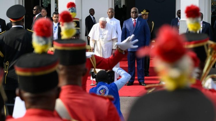 Papa Francisc la Kinshasa, ?n R. D. Congo.