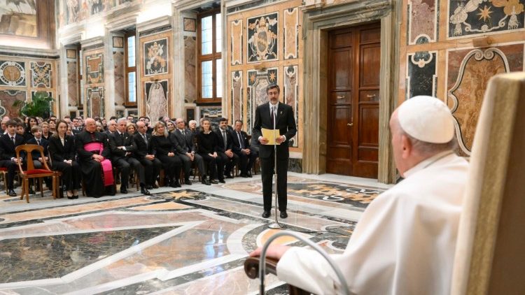 Audijencija u Dvorani Klementina u Vatikanu